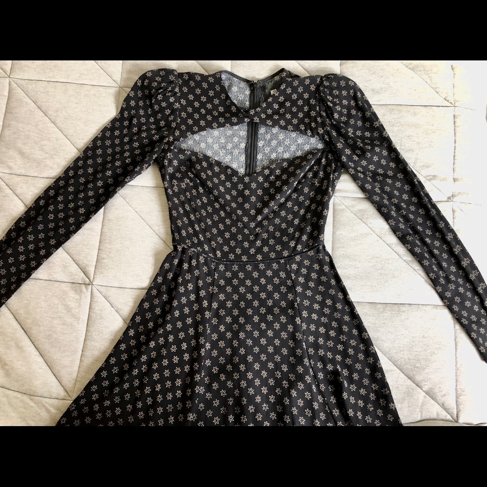 Long Sleeve Keyhole Reformation Dress